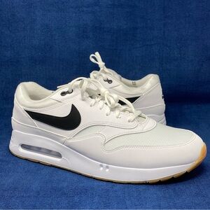 Size 13 Nike Air Max 1 '86 OG G Golf Shoes 'White' (FN0697-100) spikeless cleats